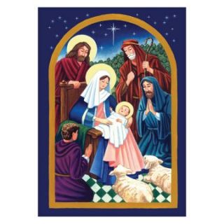 Toland 28 x 40 in. Nativity Night House Flag   Flags