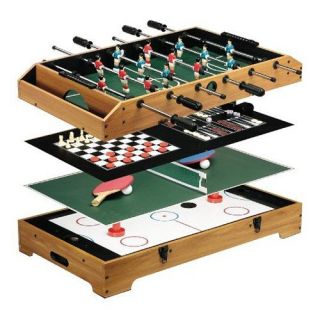 Franklin Sports 36 in. Deluxe 6 in 1 Table Top Game Center   Foosball Tables