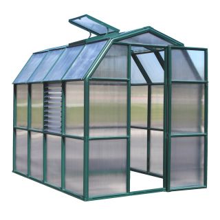 Rion Majestic 6.5 x 8.5 ft. Green Frame Premium Greenhouse Kit   Greenhouses