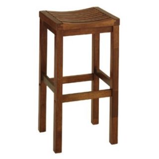 Home Styles Parker 29 in. Backless Wood Bar Stool   Bar Stools