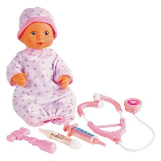 Small World Toys All About Baby Feel Better Baby Hayley 12.5 in. Doll   Baby Dolls