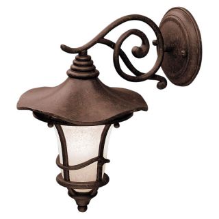 Kichler Cotswold Outdoor Hanging Wall Lantern   12.5H in. Aged Bronze   Outdoor Wall Lights