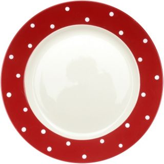Portmeirion Spode Baking Days 10.5 in. Dinner Plate   Red set of 4