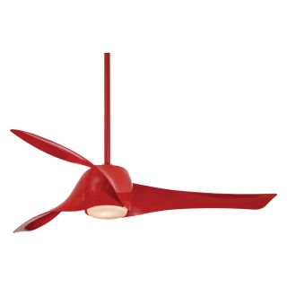 Minka Aire F803 RD Artemis 58 in. Indoor Ceiling Fan   High Gloss Pure Red   Ceiling Fans
