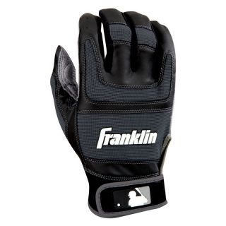 Franklin Shok Sorb Pro Series Youth Batting Gloves   Black/Gun Barrel   Players Equipment