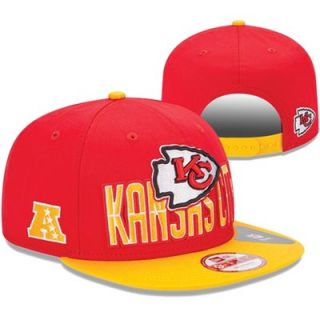 New Era Kansas City Chiefs 2013 NFL Draft 9FIFTY Snapback Hat   Red/Yellow