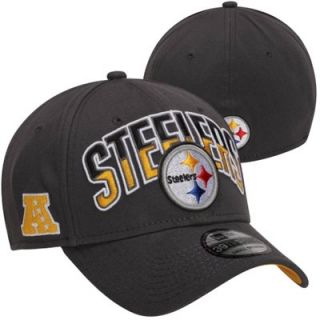 New Era Pittsburgh Steelers 2013 NFL Draft 39THIRTY Flex Hat   Graphite