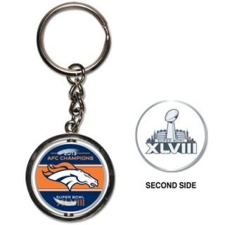 WinCraft Denver Broncos 2013 AFC Champions Spinner Key Ring