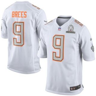 2014 Pro Bowl Team Rice Drew Brees Nike Game Jersey   White