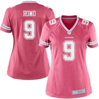 Tony Romo Dallas Cowboys Ladies Game Jersey   Pink