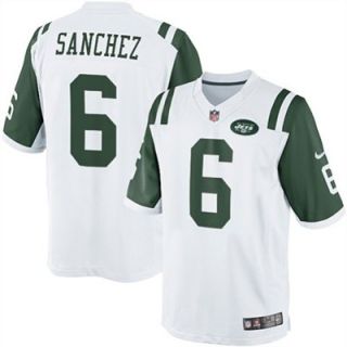 Nike New York Jets Mark Sanchez Limited White Jersey