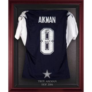 Dallas Cowboys Troy Aikman Mahogany Hall of Fame Jersey Display Case