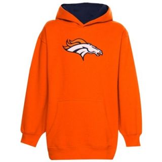 Denver Broncos Youth Logo Hoodie   Orange