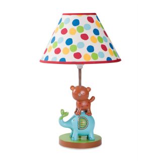 Kids Line Animal Parade Lamp Base & Shade   Nursery Decor