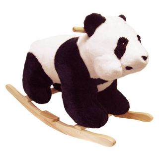 Happy Trails Panda Plush Rocking Animal   Rocking Toys