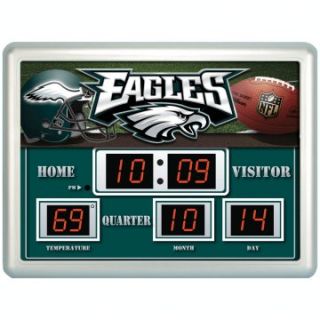 Team Sports America NFL Scoreboard Clock   Wall Clocks