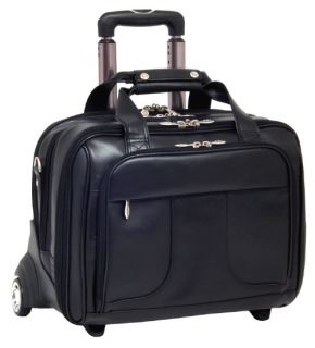 McKlein USA Chicago Leather Detachable Wheeled Laptop Case   Briefcases & Attaches