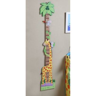 Teamson Design Sunny Safari Growth Chart   Kids and Nursery Wall Art