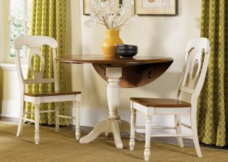 Liberty Furniture Low Country Sand 3 pc. Drop Leaf Table Set with Napoleon Chairs   Dining Table Sets