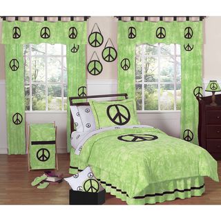 Sweet JoJo Designs Lime Green 4 piece Twin size Comforter Set Sweet Jojo Designs Kids' Comforter Sets