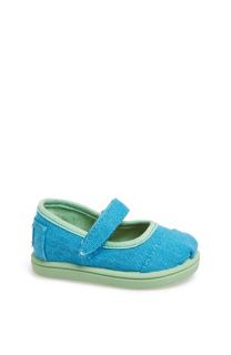TOMS Tiny   Neon Mary Jane Flat (Baby, Walker & Toddler)