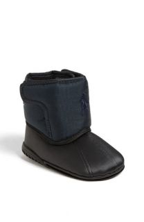 Ralph Lauren Layette Alberta Big Pony Crib Boot (Baby)
