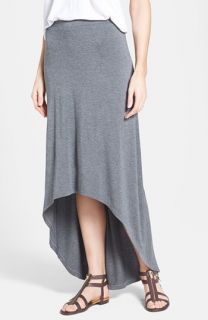 Halogen® Stretch Knit High/Low Maxi Skirt (Regular & Petite)