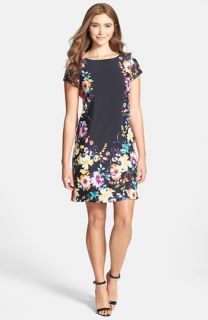 FELICITY & COCO Knit Bodice Floral Maxi Dress ( Exclusive) (Regular & Petite)
