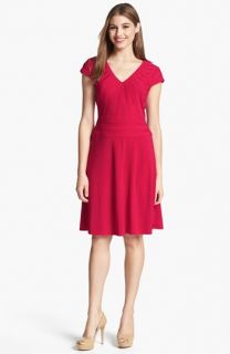 Adrianna Papell Banded Fit & Flare Dress