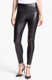 Vince Camuto Faux Leather Seamed Leggings