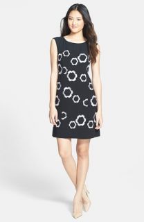 Adrianna Papell Embroidered Front Shift Dress