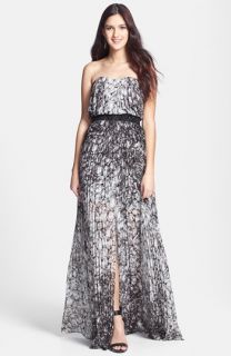 JS Boutique Embellished Pleat Chiffon Gown