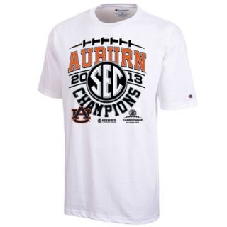 Champion Auburn Tigers 2013 SEC Football Champions Locker Room T Shirt   White