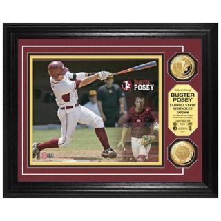 Buster Posey Florida State Seminoles (FSU) 24kt Gold Coin Photomint