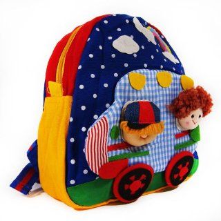 My Little Puppet Handcrafted Backpack for Kids Toddlers, Hip Boys & Caravan   Blue Sports & Outdoors