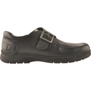 Boys' Kenneth Cole Reaction On Check Black Leather Kenneth Cole Reaction Dress Shoes