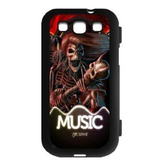 Samsung Galaxy S3 S III protector Flip shell with handsome music designed by padshellskingdom(Black) Cell Phones & Accessories