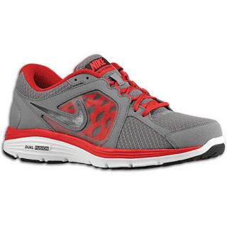 Nike Dual Fusion Run   Mens   Running   Shoes   Cool Grey/Gym Red/Summit White/Black