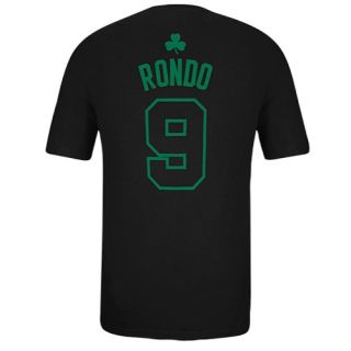 adidas NBA Time Warp T Shirt   Mens   Basketball   Clothing   Boston Celtics   Rondo, Rajon   Black