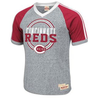 Mitchell & Ness MLB Bandbox V Neck T Shirt   Mens   Baseball   Clothing   Philadelphia Phillies   Grey