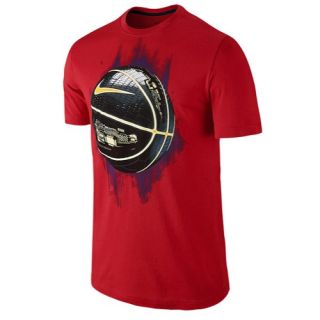 Nike Circuit Glowball T Shirt   Mens   Basketball   Clothing   University Red/Black