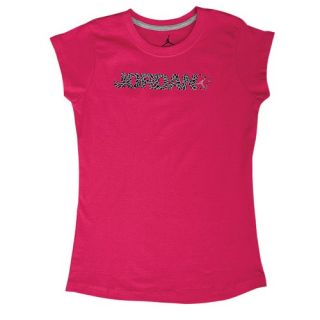 Jordan Jumpman Graphic T Shirt   Girls Grade School   Basketball   Clothing   Grey/Pink Foil