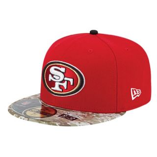 New Era NFL 59Fifty Salute To Service Cap   Mens   Football   Accessories   San Francisco 49ers   Multi/Camo