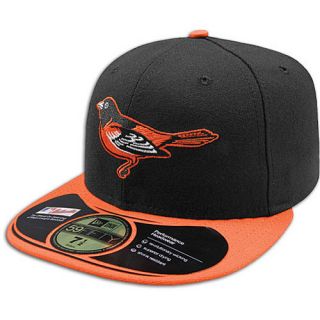 New Era MLB 59Fifty Authentic Cap   Mens   Baseball   Accessories   Baltimore Orioles   Black/Orange