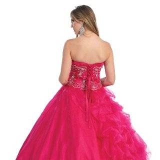 Ball Gown Formal Prom Strapless 2 in 1 Designer Short/Long Wedding Dress #231 Clothing