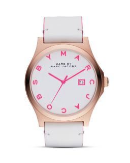 MARC BY MARC JACOBS Henry Strap Watch, 43mm's