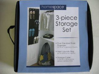 Homespace Solutions 3 Piece Storage Set (Shoes Laundry Organizer Cube)   Space Saver Bags