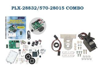 PARALLAX PLX 28832/570 28015 COMBO   Boe Bot Robot Kit   USB Version & PING))) Mounting Bracket Kit Toys & Games