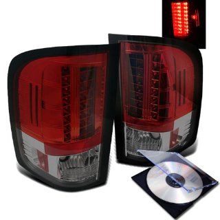 Rxmotor 2007 2009 Chevy Silverado 1500 2500 Led Tail Lights Rear Brake Lamps + Free Install Guide Automotive