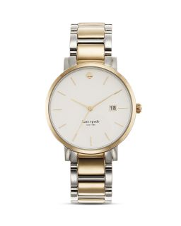 kate spade new york Large Two Tone Gramercy Watch, 38mm's